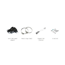 محتویات جعبه رادیو وایرلس میکروتیک مدل RBLHGG-5acD-XL-LHG XL 5 ac